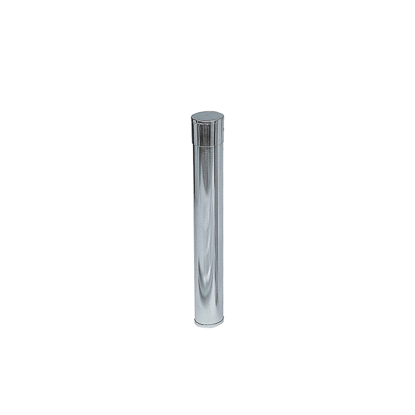 Tubo in acciaio inox per sterilizzazione pipette – Ø50 mm x altezza 50 mm